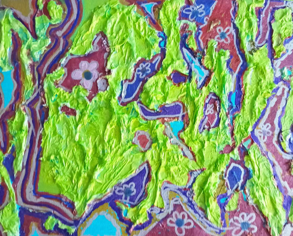 Klimt 1 and 2 12x9 inches on board