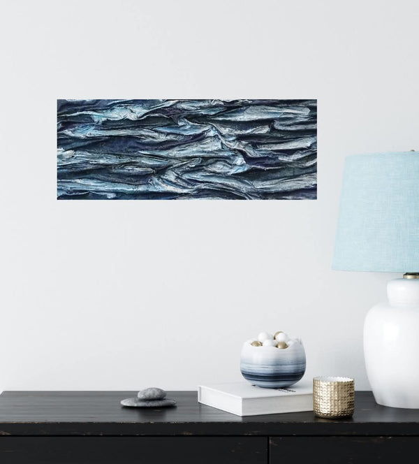 Icebox 8x20 inches on canvas