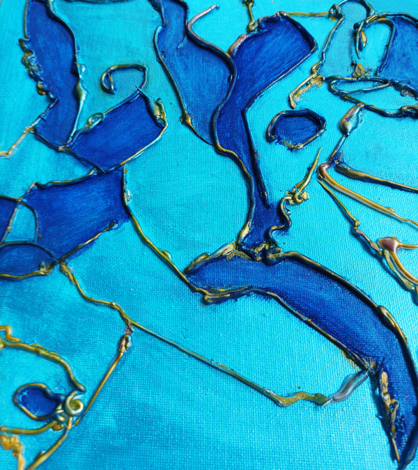 Feng Shui 20x20 on board unframed