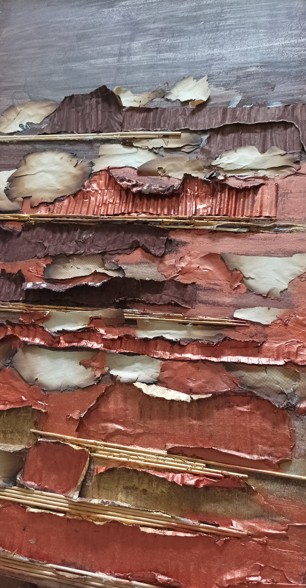 Yesterday's News 27x16 inches on canvas